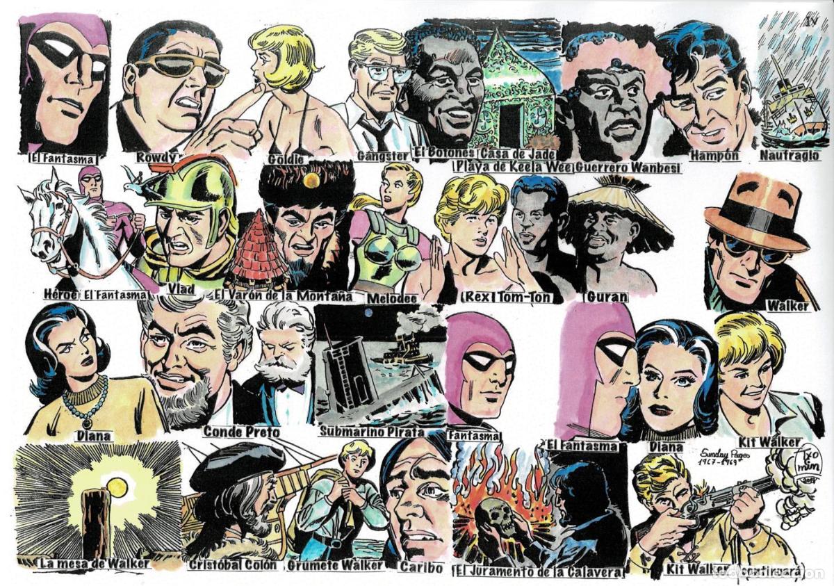 Cinema: Poster DIN 4 numero 1343: The Phantom: serie El Hombre Enmascarado: personajes 1967/69