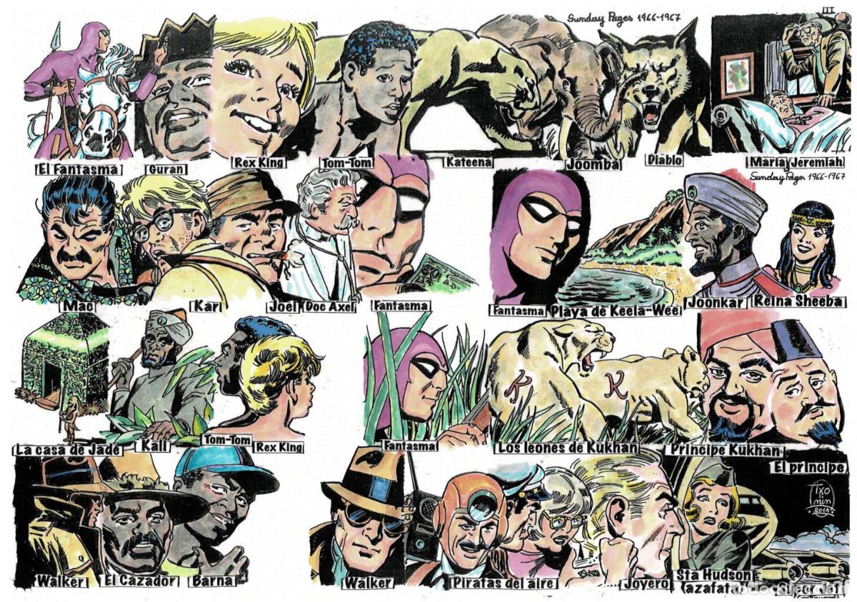 Cinema: Poster DIN 4 numero 1342: The Phantom: serie El Hombre Enmascarado: personajes 1966/67