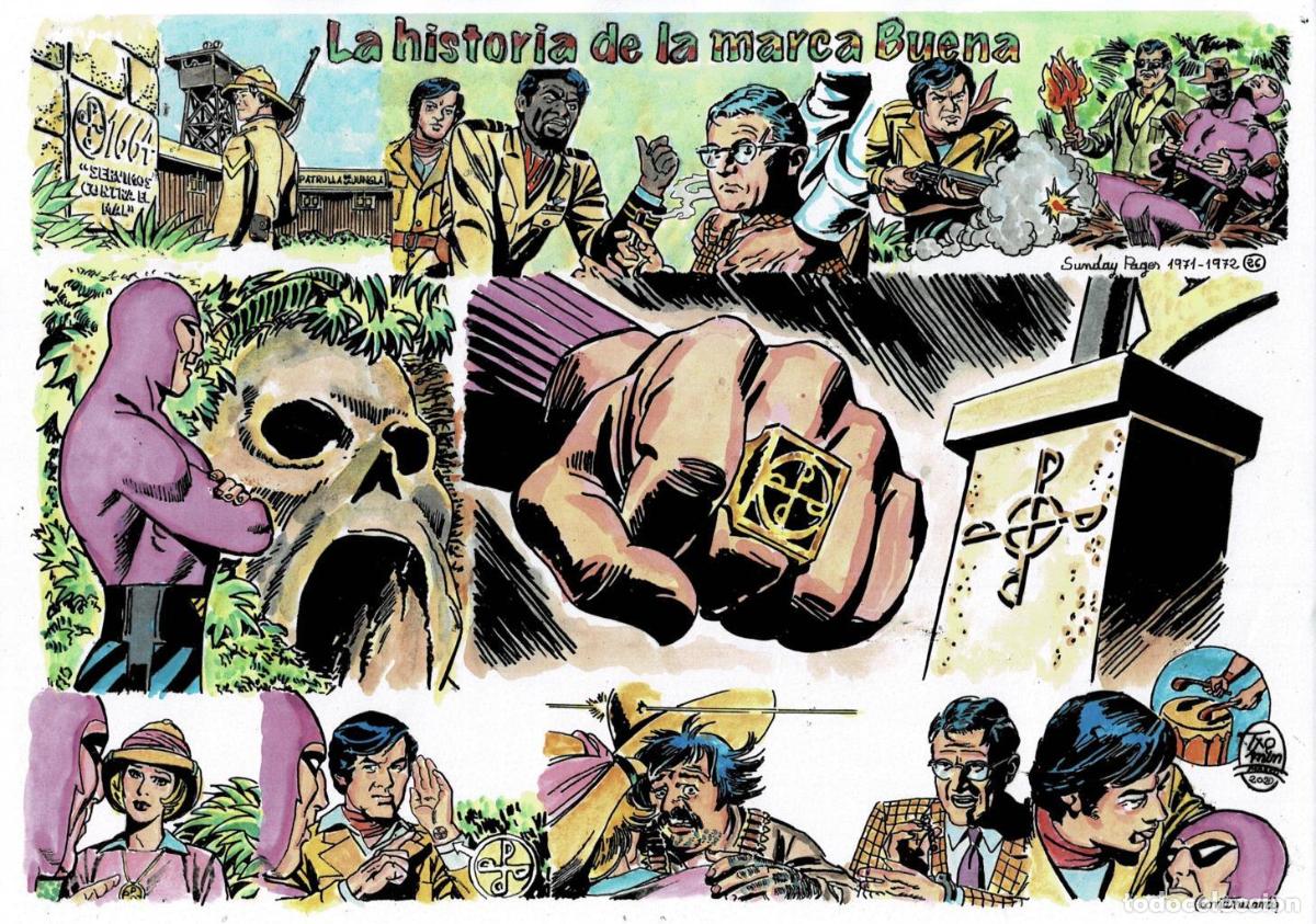 Cine: Poster DIN 4 numero 1319: The Phantom: serie El Hombre Enmascarado: La historia de la marca buena