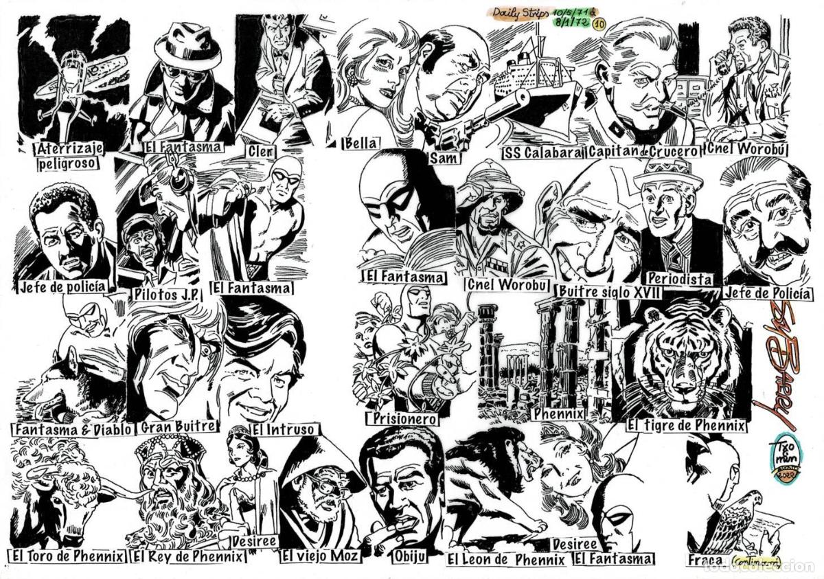 Cine: Poster DIN 4 numero 1327: The Phantom: serie El Hombre Enmascarado: personajes 1971/72