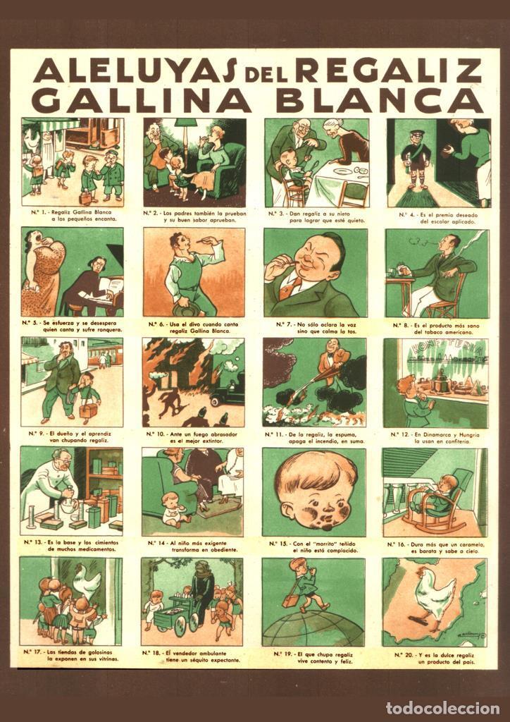 Kino: Poster DIN 4 numero 1404: Aucas del Regaliz realizado por Gallina Blanca