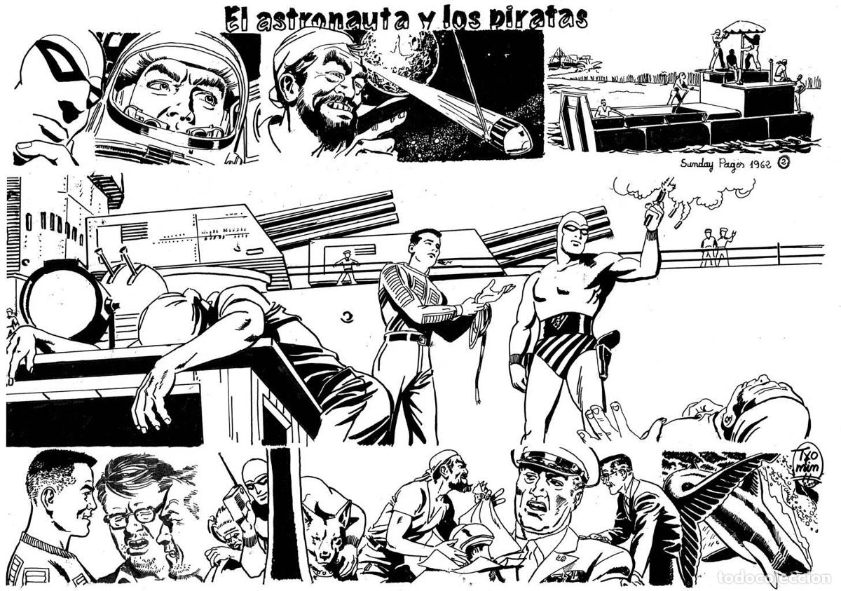 Cine: Poster DIN 4 numero 1467: The Phantom-El Fantasma: El astronauta y los piratas