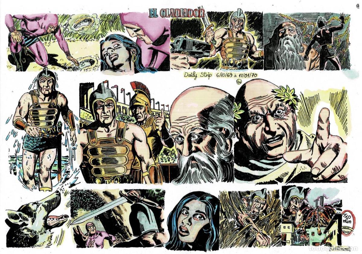 Cine: Poster DIN 4 numero 1487: The Phantom-El Fantasma: version coloreada de El gladiador