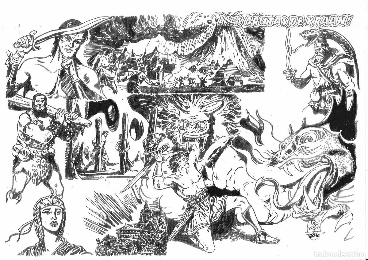 Cine: Poster DIN 4 numero 1484: El Jabato: Las grutas de Kraan
