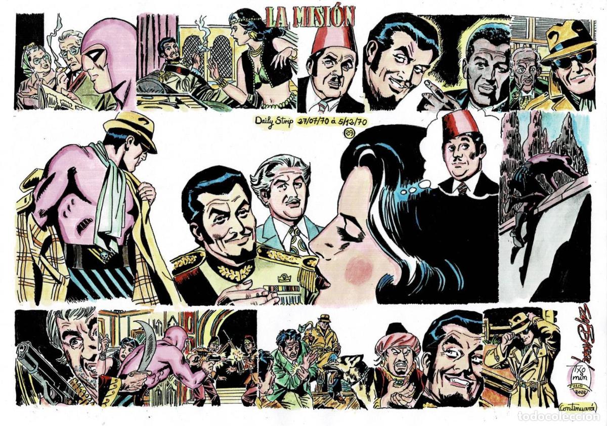Cine: Poster DIN 4 numero 1492: The Phantom-El Fantasma: version coloreada de La mision