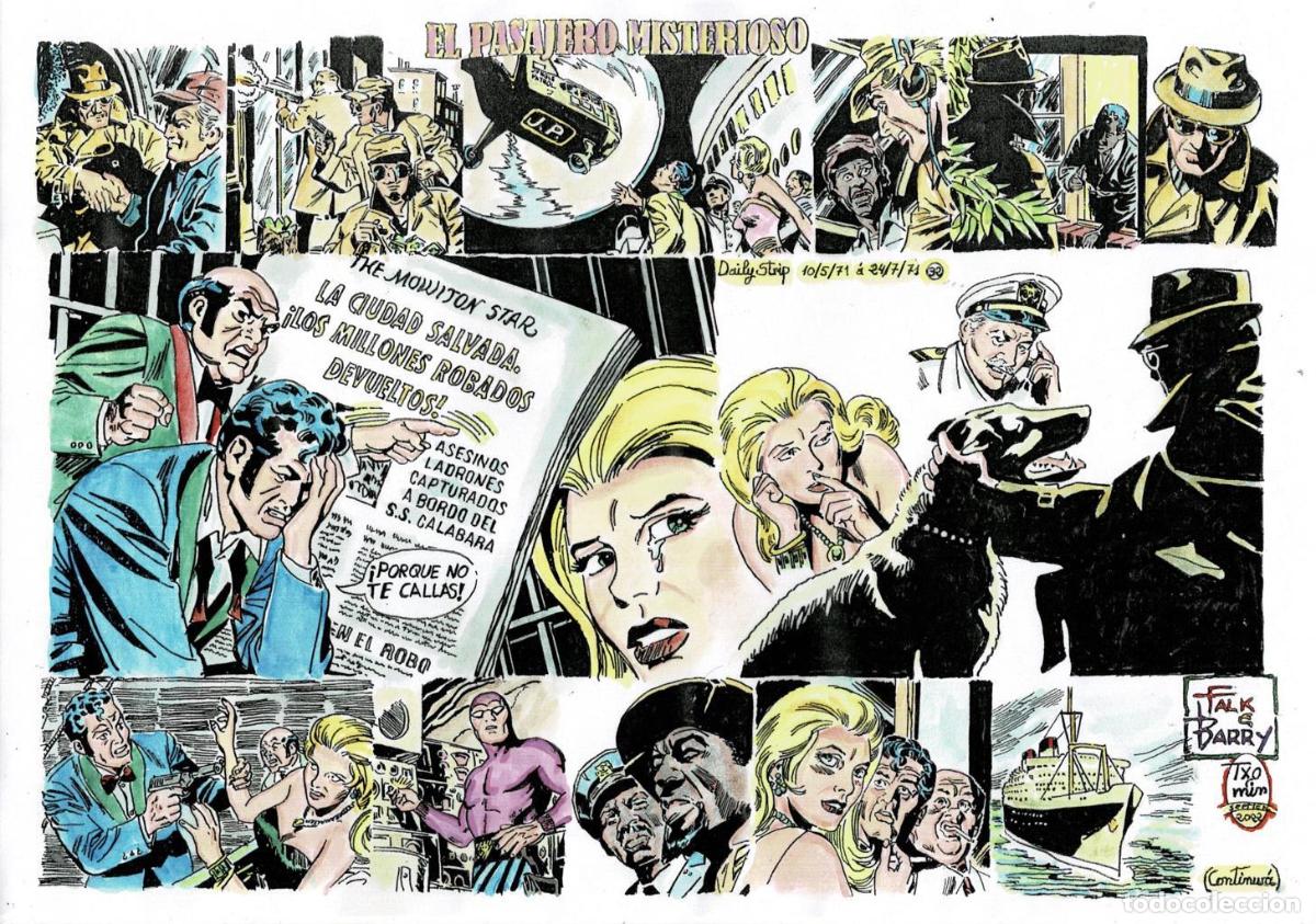 Cine: Poster DIN 4 numero 1497: The Phantom-El Fantasma: version coloreada de El pasajero misterioso