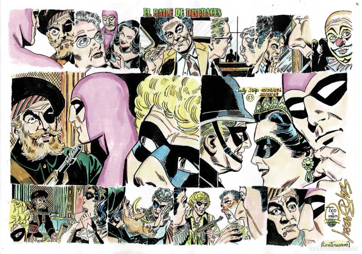 Kino: Poster DIN 4 numero 1498: The Phantom-El Fantasma: version coloreada de El baile de disfraces