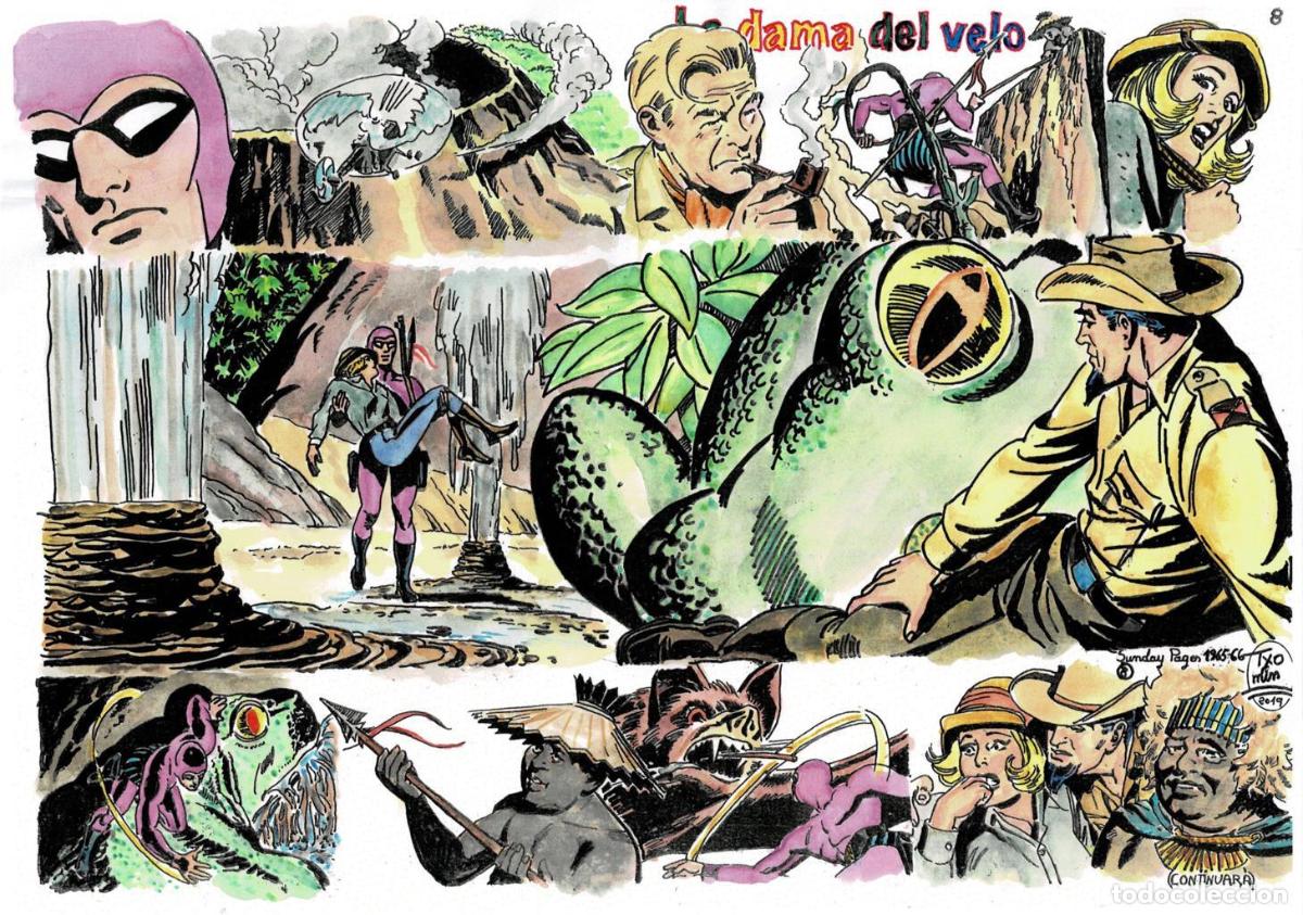 Kino: Poster DIN 4 numero 1507: The Phantom-El Fantasma: version coloreada de La dama del velo