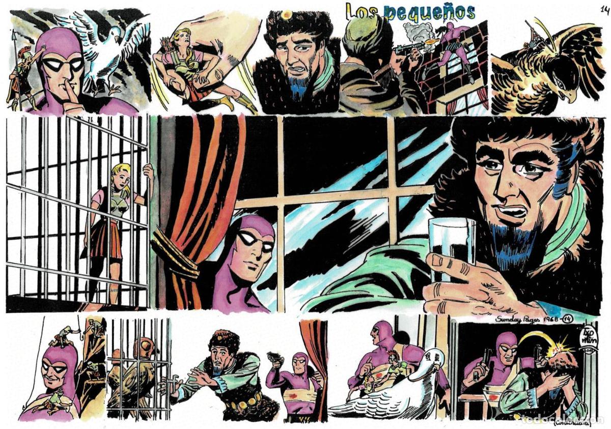Kino: Poster DIN 4 numero 1513: The Phantom-El Fantasma: version coloreada de Los peque&ntilde;os