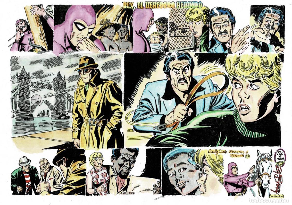 Kino: Poster DIN 4 numero 1489: The Phantom-El Fantasma: version coloreada de Rex, el heredero perdido