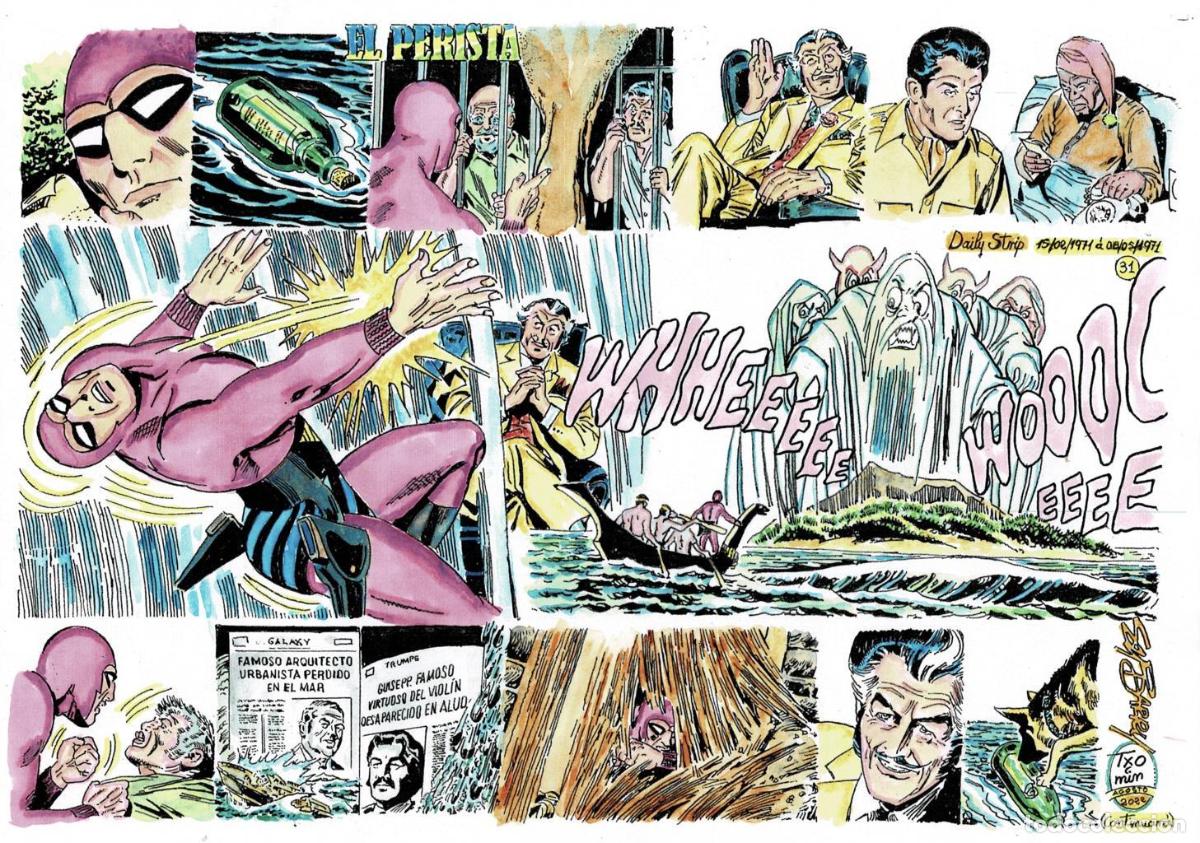 Kino: Poster DIN 4 numero 1494: The Phantom-El Fantasma: version coloreada de El perista