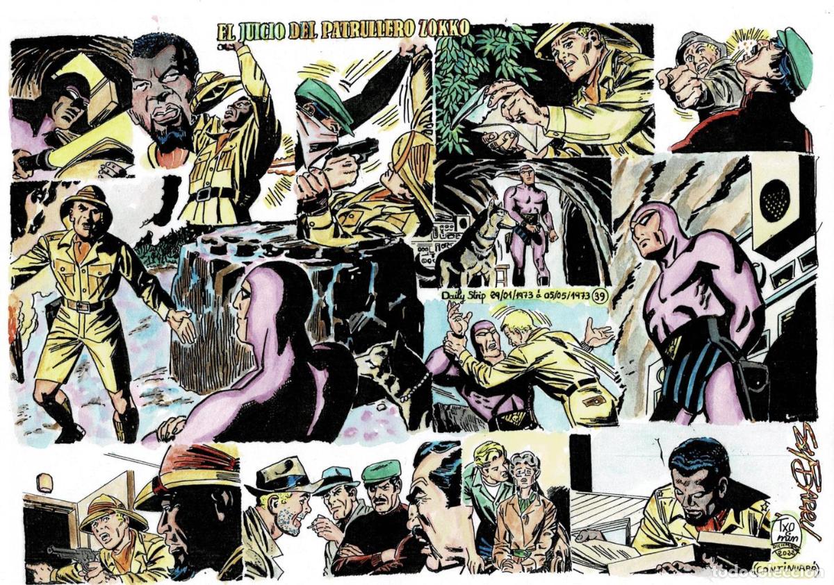 Kino: Poster DIN 4 numero 1524: The Phantom-El Fantasma: version coloreada de El juicio del patrullero Zok
