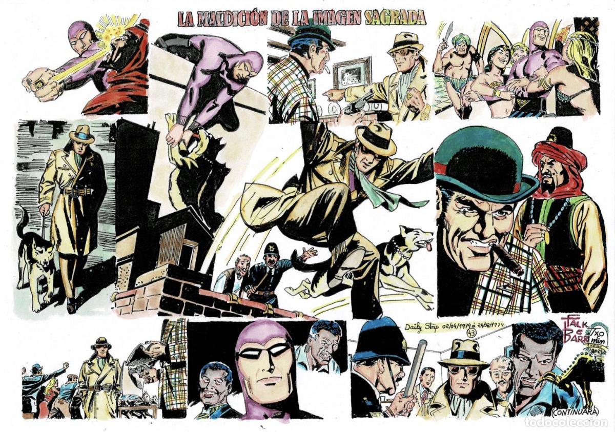 Kino: Poster DIN 4 numero 1529: The Phantom-El Fantasma: version coloreada de La maldicion de la imagen sa