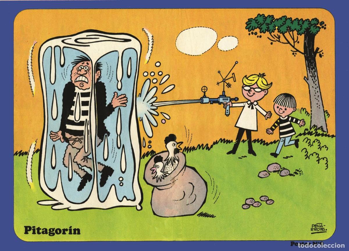 Kino: Poster DIN 4 numero 0065: Pitagorin (Pe&ntilde;arroya), serie Bruguera