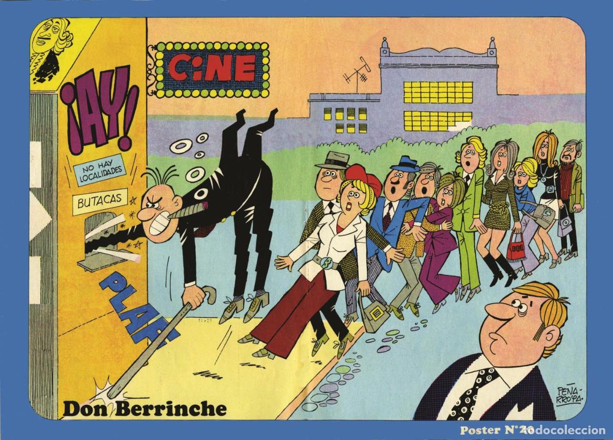 Kino: Poster DIN 4 numero 0076: Don Berrinche (Pe&ntilde;arroya), serie Bruguera