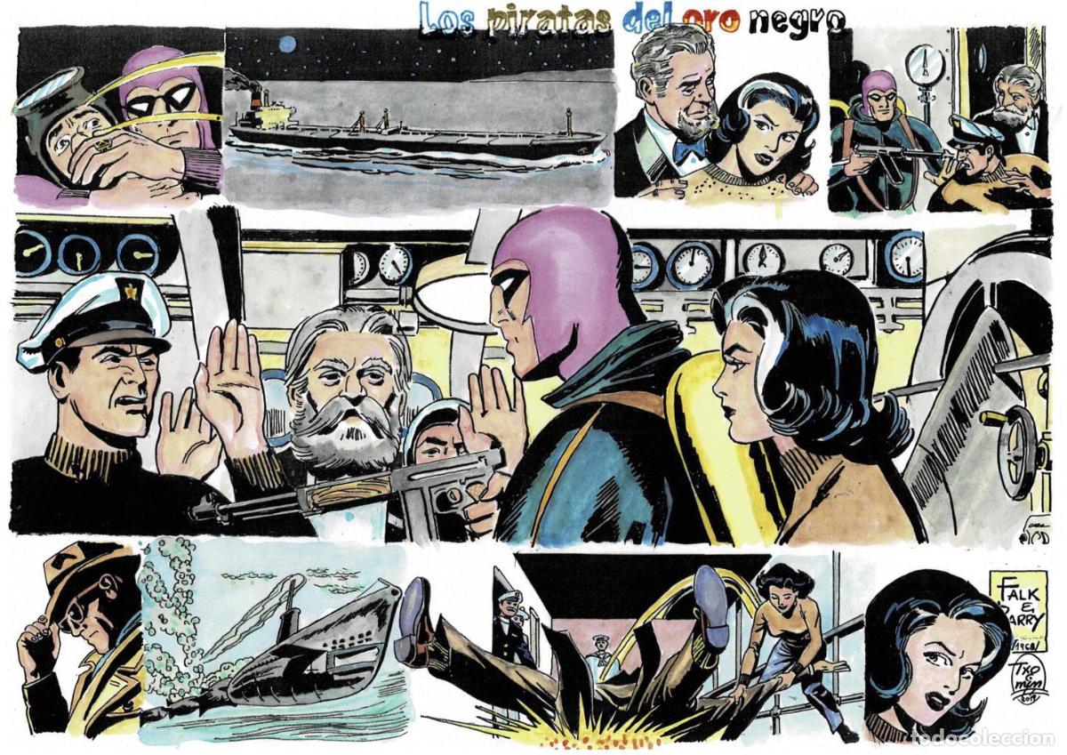 Kino: Poster DIN 4 numero 0110: The Phantom: serie El Hombre Enmascarado: Los piratas del oro negro