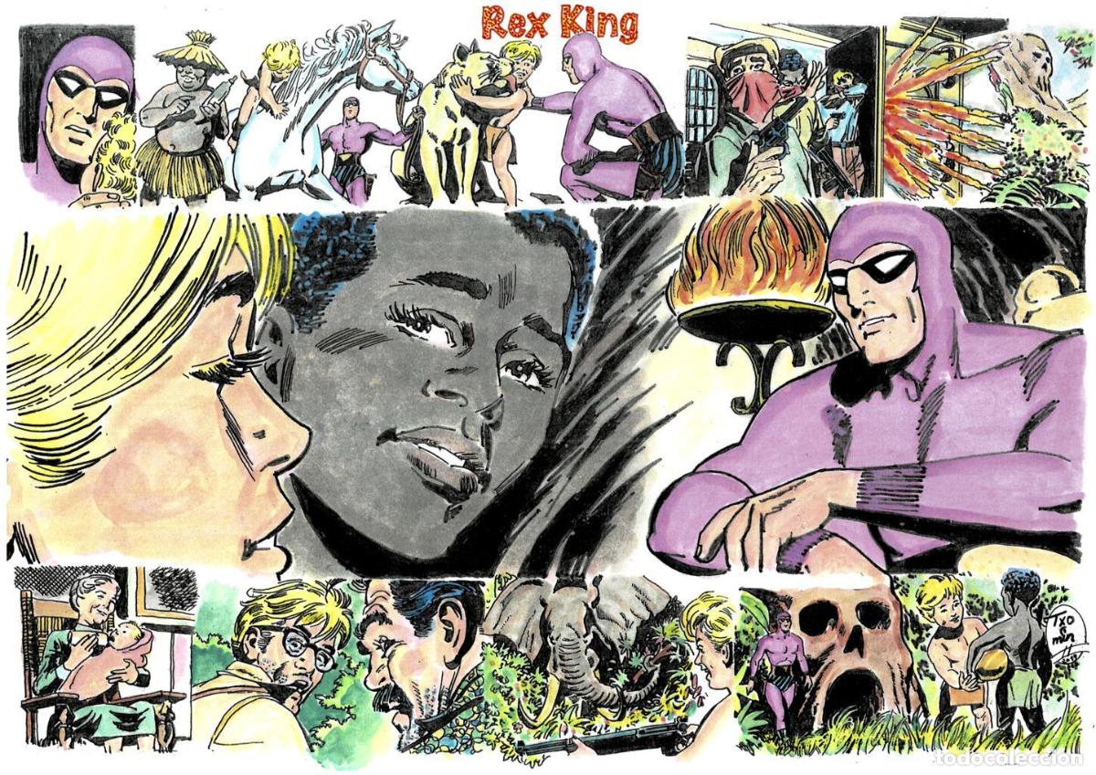 Kino: Poster DIN 4 numero 0102: The Phantom: serie El Hombre Enmascarado: Rex King