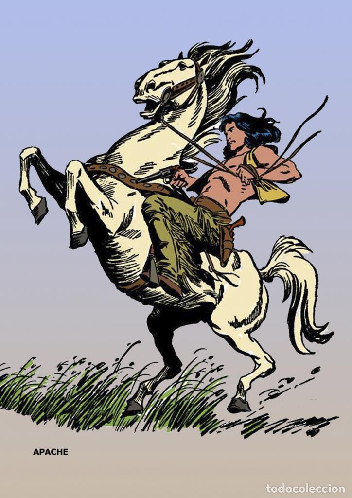 Kino: Poster DIN 4 numero 0026: Apache, serie Clasicos Espa&ntilde;oles