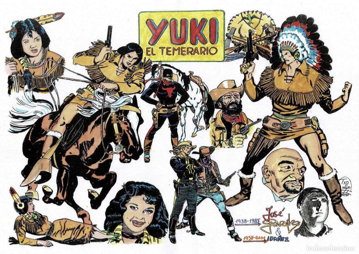 Cinema: Poster DIN 4 numero 0326: Yuki el temerario, serie clasicos espa&ntilde;oles, visto por Txomin