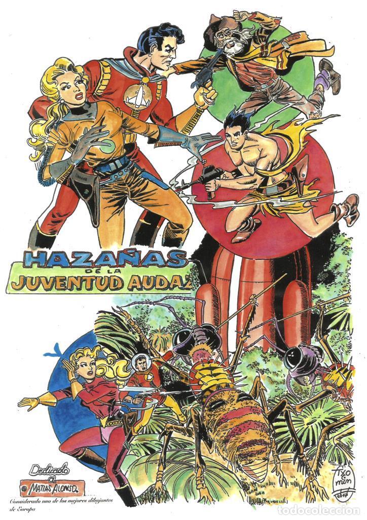 Cinema: Poster DIN 4 numero 0331: Haza&ntilde;as de la Juventud Audaz, serie Clasicos Espa&ntilde;oles, visto por Txomin