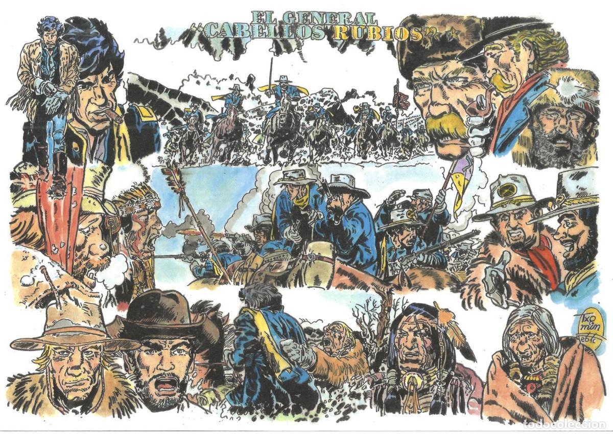 Cinema: Poster DIN 4 numero 0462: El Teniente Blueberry: El general cabellos rubios