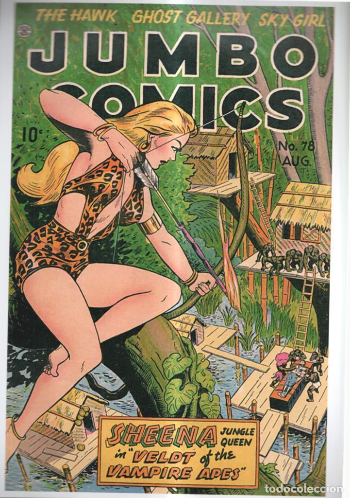 Cinema: Poster DIN 4 numero 0912: Jumbo Comics cubierta numero 78 con Sheena de protagonista