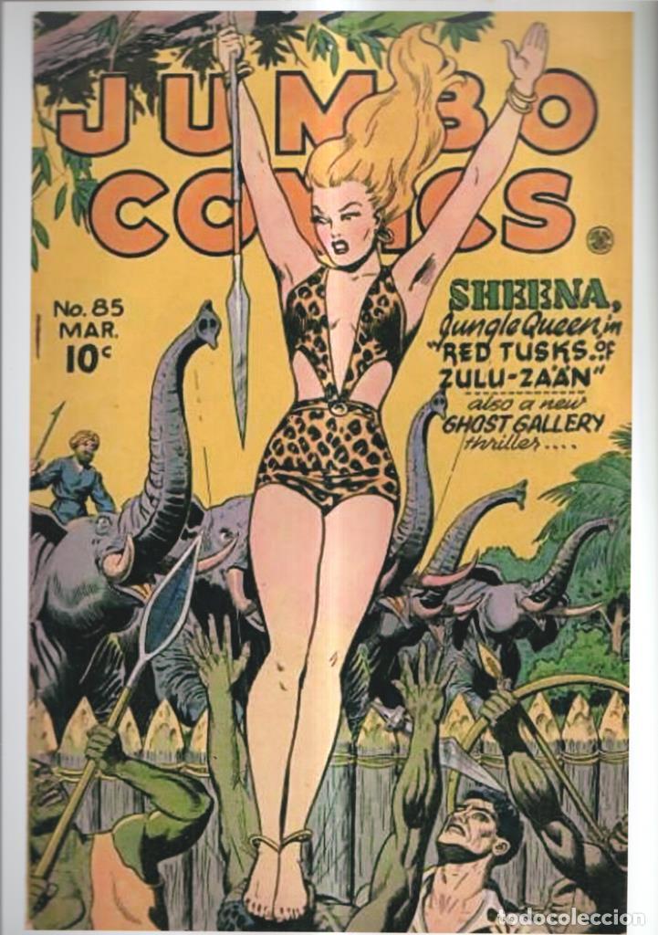 Cinema: Poster DIN 4 numero 0913: Jumbo Comics cubierta numero 85 con Sheena de protagonista