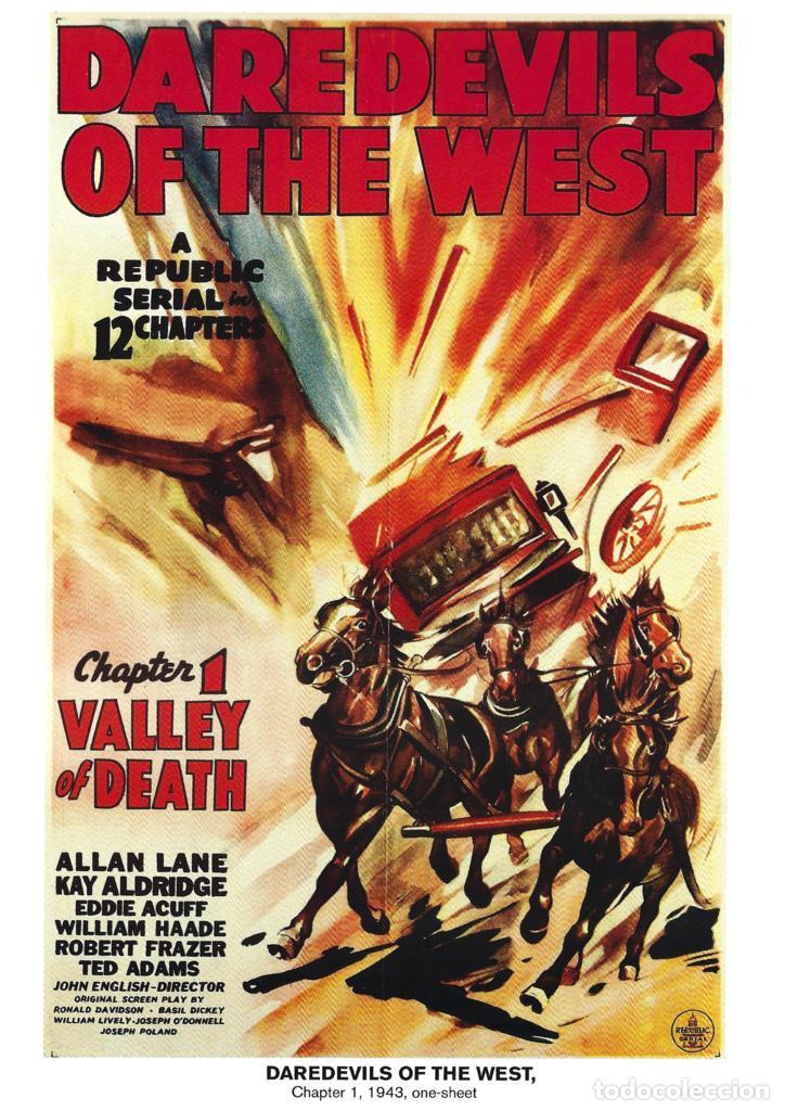 Cine: Poster DIN 4 numero 1013: Daredevils of the West, chapter 1, 1943: Valley of Death : Allan Lane, Kay