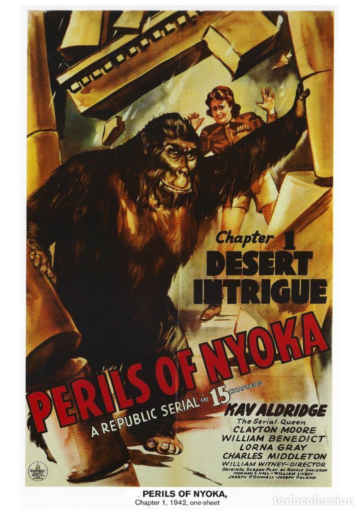 Cinema: Poster DIN 4 numero 1004: Perils of Nyoka, chapter 1, 1942: Desert Intrigue: Kay Aldridge