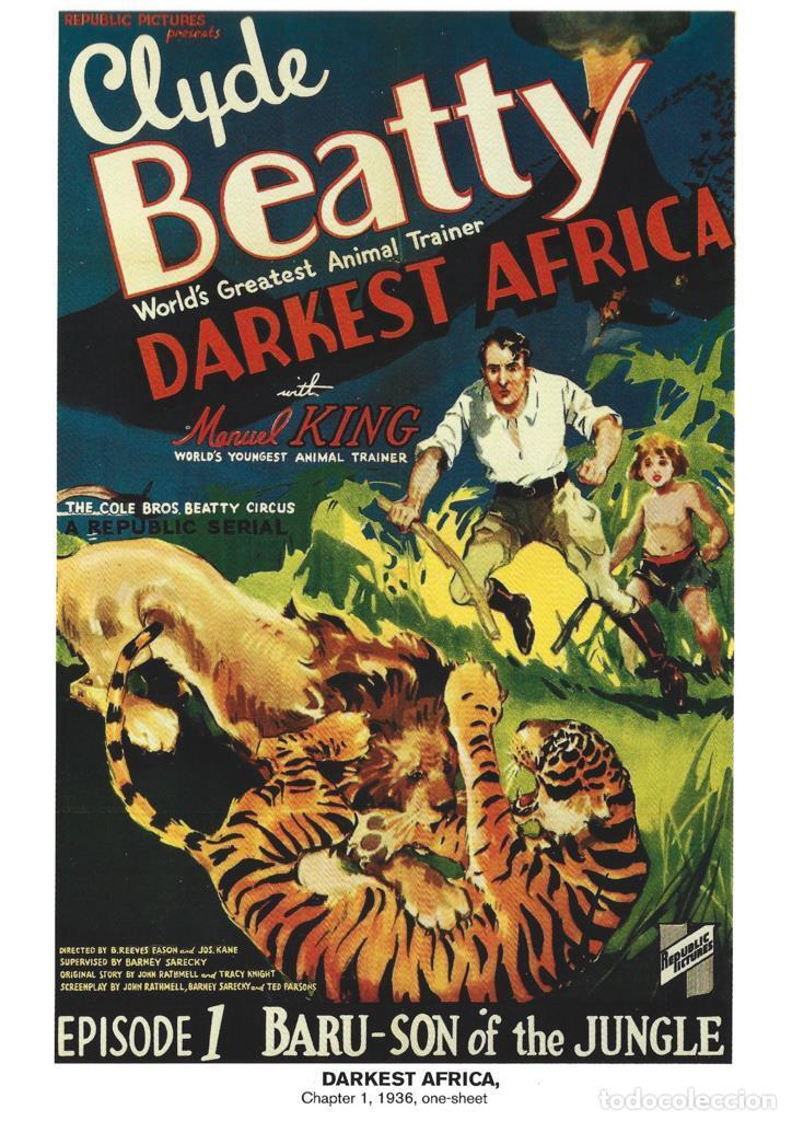Cinema: Poster DIN 4 numero 1019: Darkest Africa, chapter 1, 1936: Baru-son of the jungle: Clyde Beatty