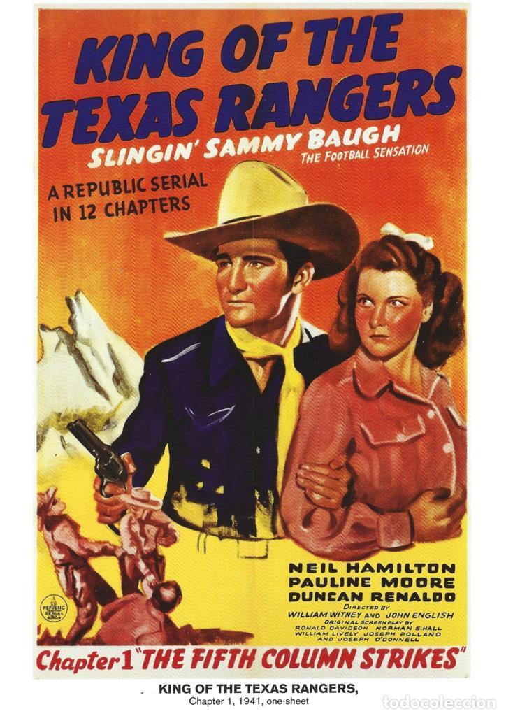Cinema: Poster DIN 4 numero 1071: King of The Texas Rangers, chapter 1, 1941: The Fifth Column Strikes: Neil