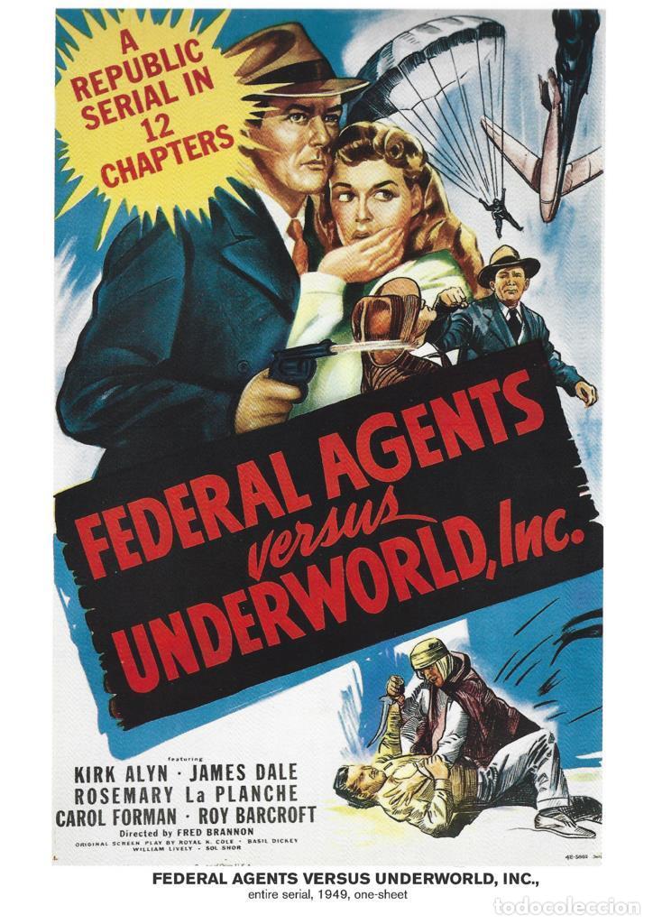 Cinema: Poster DIN 4 numero 0963: Federal Agents Versus Underworld , Inc: entire serial 1949: Kirk Alyn
