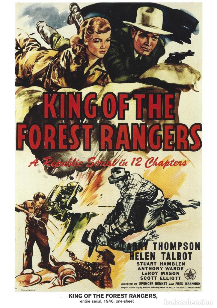 Cinema: Poster DIN 4 numero 1123: King orf The Forest Rangers, entire serial, 1946: Larry Thompson
