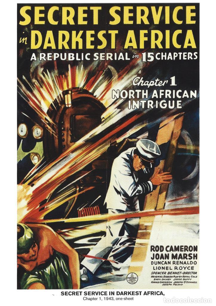 Cinema: Poster DIN 4 numero 1138: Secret Service ind Darkest Africa: North African intrigue, chapter 1, 1943