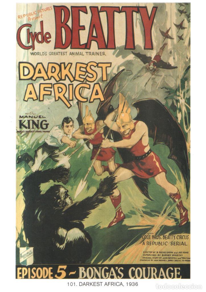 Kino: Poster DIN 4 numero 0970: Darkest Africa, 1936, episode V: Bonga's courage: Manuel King