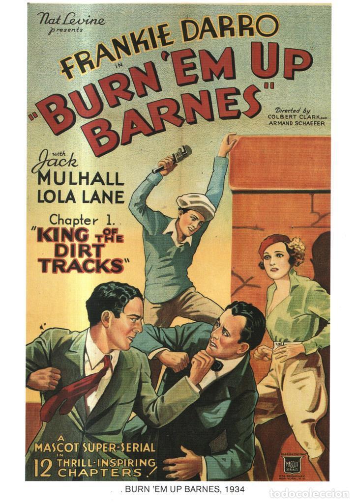 Kino: Poster DIN 4 numero 0975: Brun Em Up Barnes, 1934: chapter 1; King of the dirt tracks