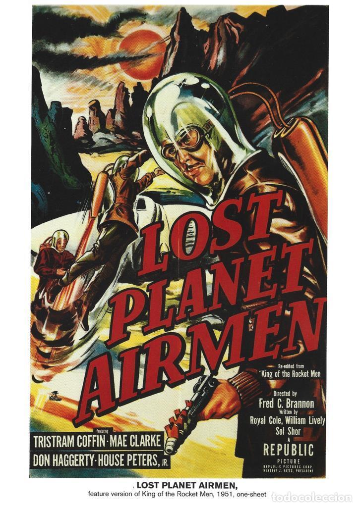 Kino: Poster DIN 4 numero 0980: Lost Planet Airmen: feature version of King or The Rocket Men, 1951