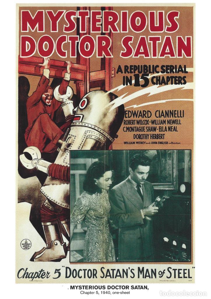 Kino: Poster DIN 4 numero 1129: Mysterious Doctor Satan: Doctor Satan's man of Steel: chapter 4, 1940: Edw