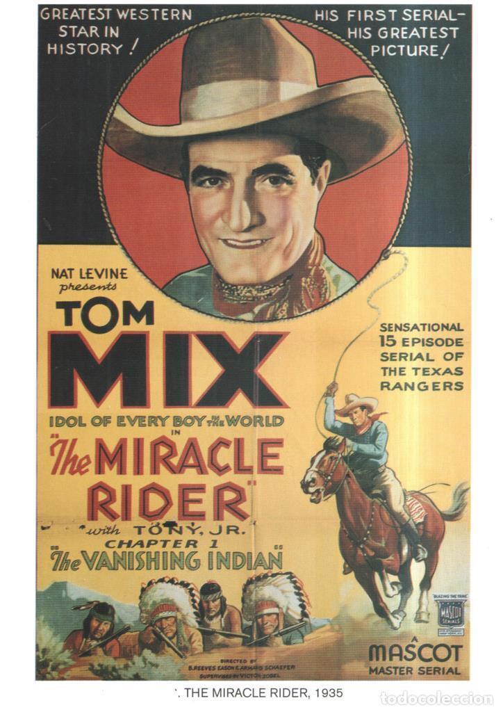 Kino: Poster DIN 4 numero 1168: The Mircle Rider, 1935: chapter 1: the vanishing indian: Tom Mix