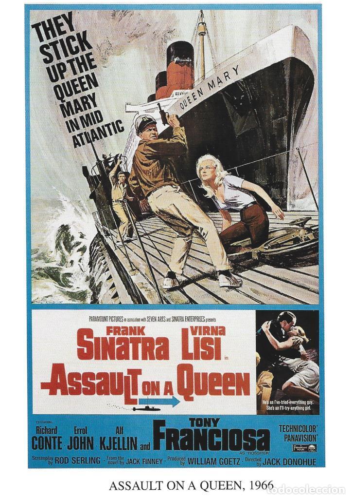 Cinema: Poster DIN 4 numero 1232: Assault on a Queen, 1966: Frank Sinatra, Virna Lisi