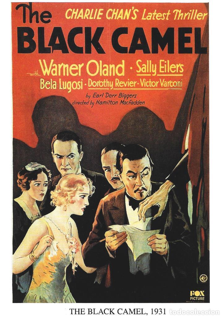 Cinema: Poster DIN 4 numero 1270: Charlie Chans: The Black Camel, 1931: Warner Oland, Bela Lugosi