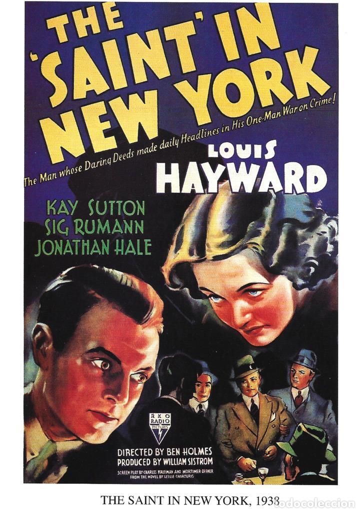 Kino: Poster DIN 4 numero 1251: The Saint in New York, 1938: Louis Hayward, Kay Sutton