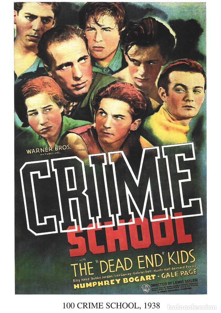 Kino: Poster DIN 4 numero 1257: 100 crime school, 1938: Humphrey Bogart, Gale Page