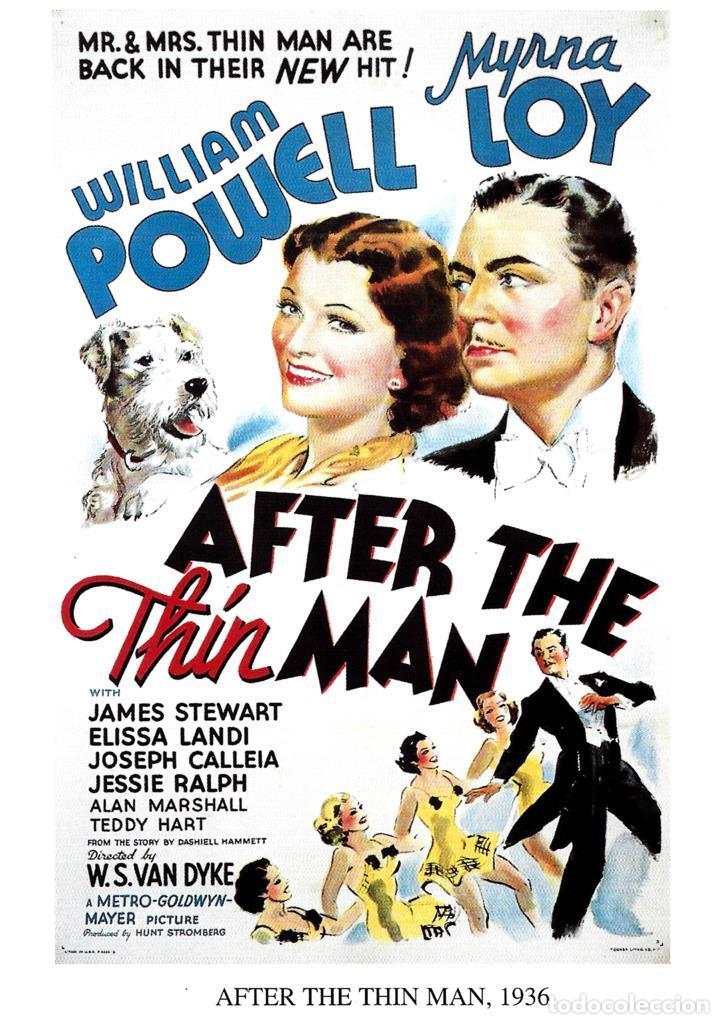 Cinema: Poster DIN 4 numero 1261: After The Thing Man, 1936: William Powell - Myrna Loy