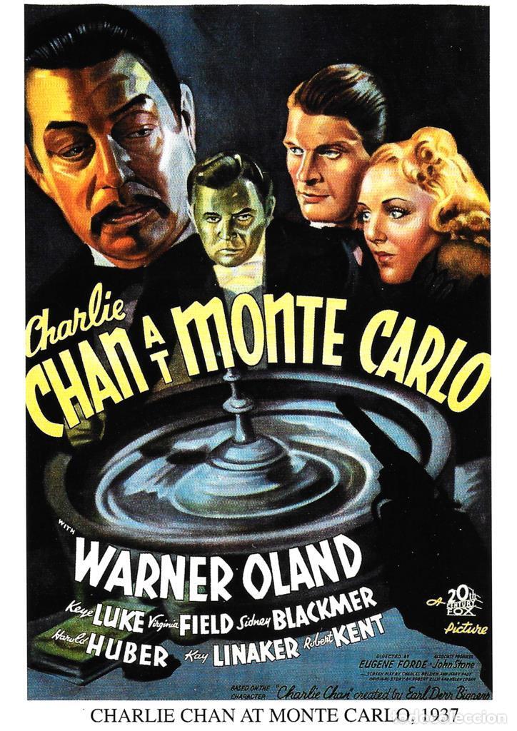 Kino: Poster DIN 4 numero 1273: Charlie Chan at Monte Carlo, 1937: Warner Oland,