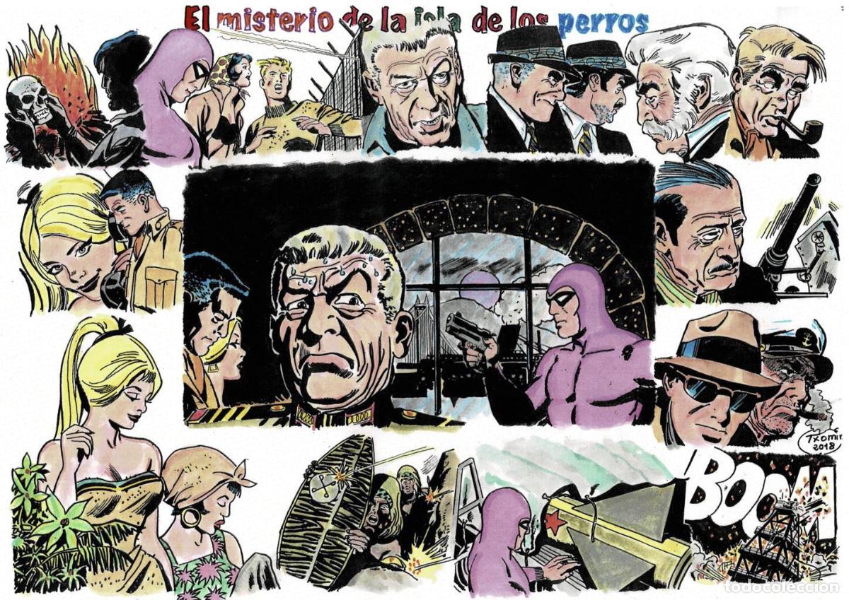 Kino: Poster DIN 4 numero 0087 serie El Hombre Enmascarado (The Phantom) modelo 12: El misterio de la isla