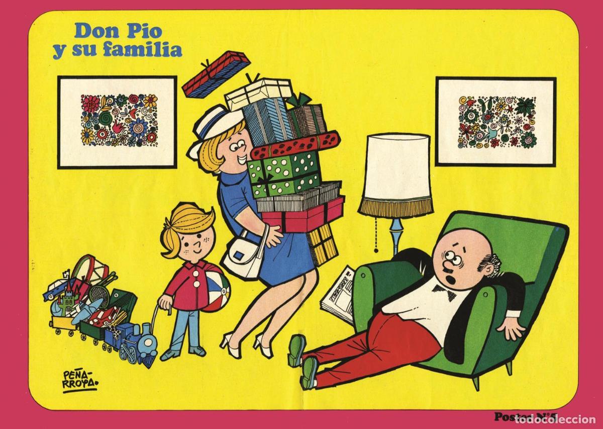 Kino: Poster DIN 4 numero 0060: Don Pio y familia (Pe&ntilde;arroya), serie Bruguera
