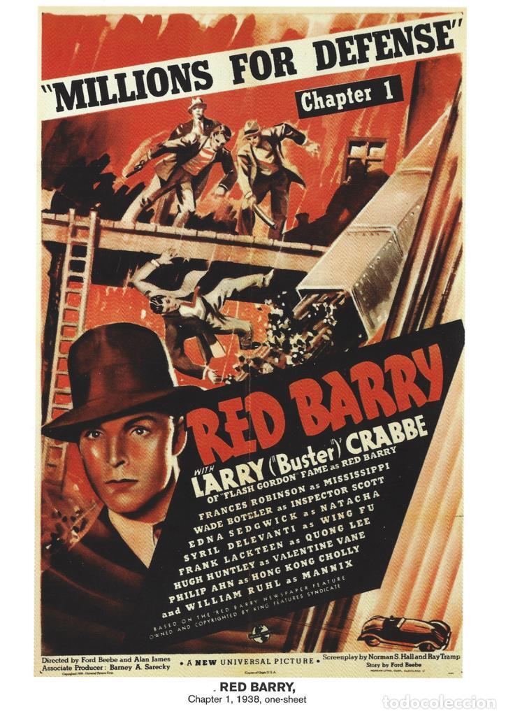 Cinema: Poster DIN 4 numero 1039: Red Barry, chapter 1, 1938 Millions for defense: Larry Buster Crabbe