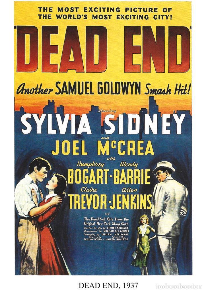 Cinema: Poster DIN 4 numero 1256: Dead End, 1937: Sylvia Sidney, Humphrey Bogard, Joel McCrea