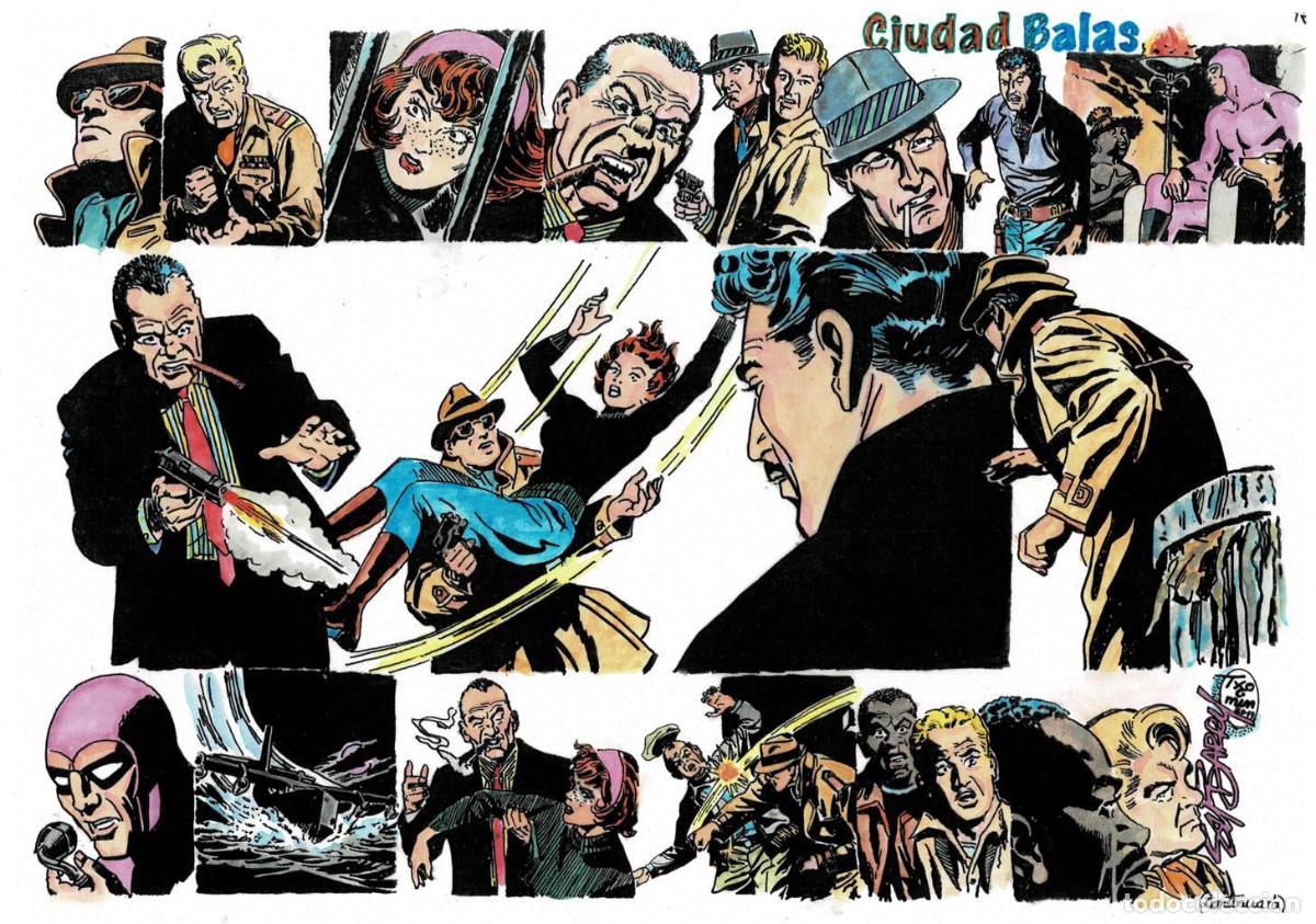 Cinema: Poster DIN 4 numero 1505: The Phantom-El Fantasma: version coloreada de Ciudad Balas